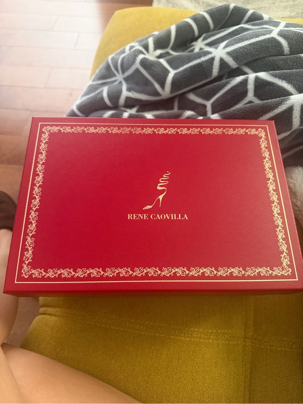 Rene Caovilla Shoe box with dust bag